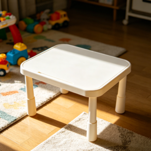 Children’s Activity Desk with Plastic Top and Removable Legs for Floor Use